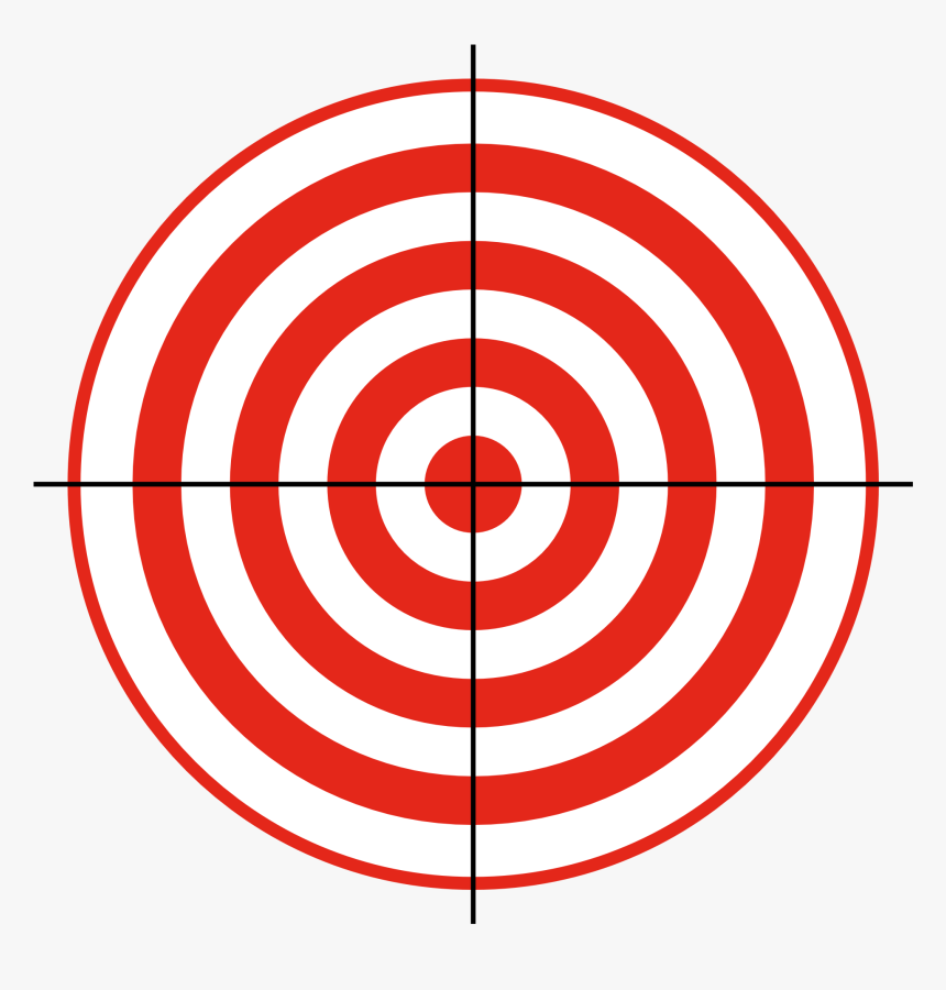 Red Target Board Transparent Images - Target Png, Png Download