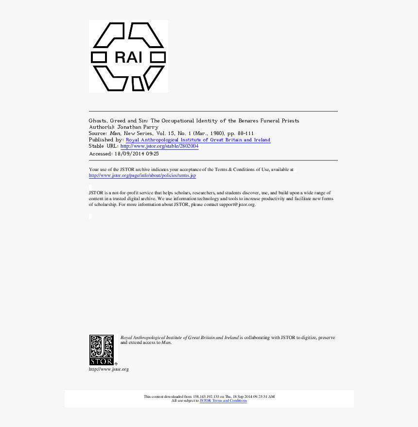 Royal Anthropological Institute Of Great Britain And, HD Png Download