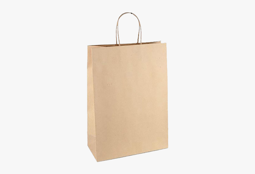 Bag - Brown Paper Bag Plain, HD Png Download