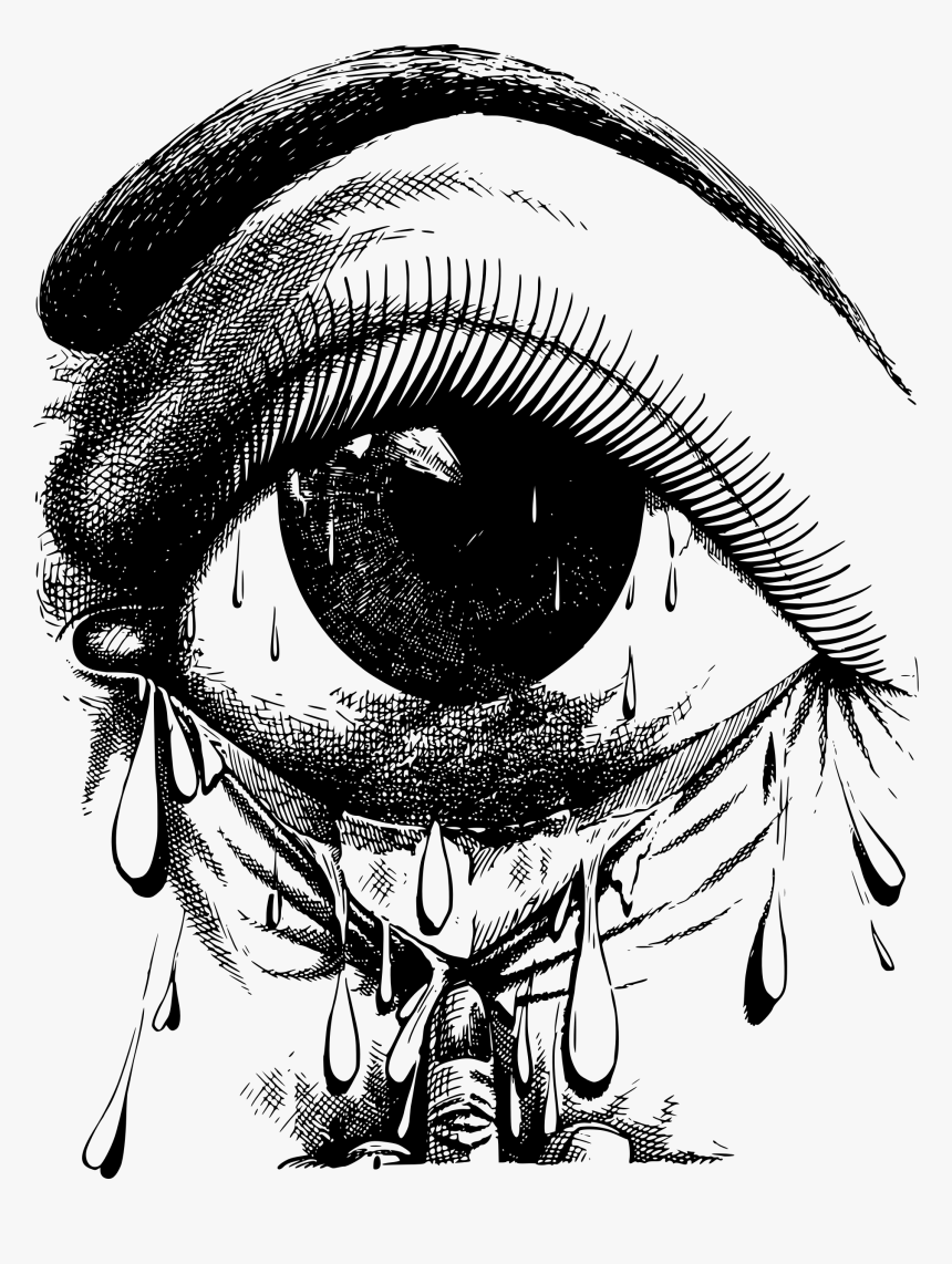 Crying Eye Clip Arts - Crying Eyes Cliparts, HD Png Download