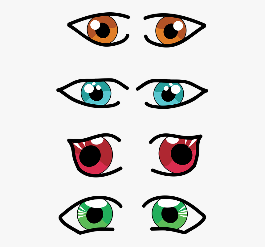 Green Eyes Clipart Eyesight - Eye, HD Png Download