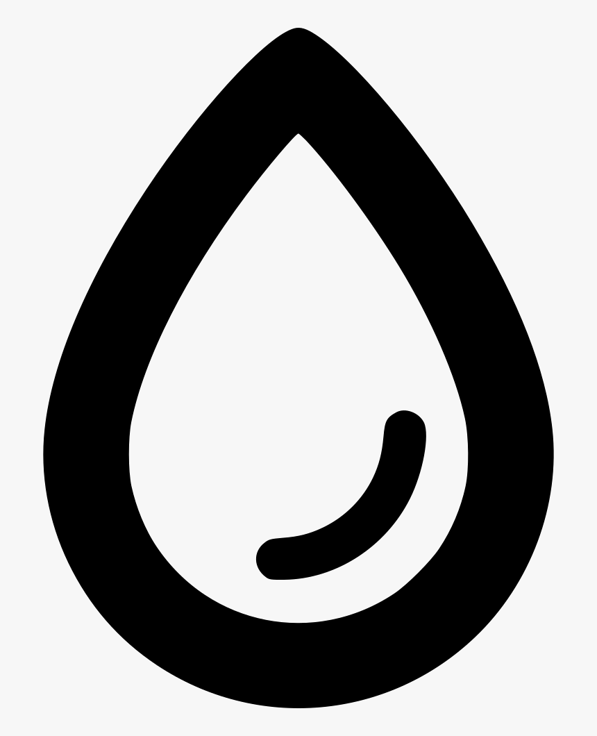 Water Transparent Blur Drop Blood - Crescent, HD Png Download