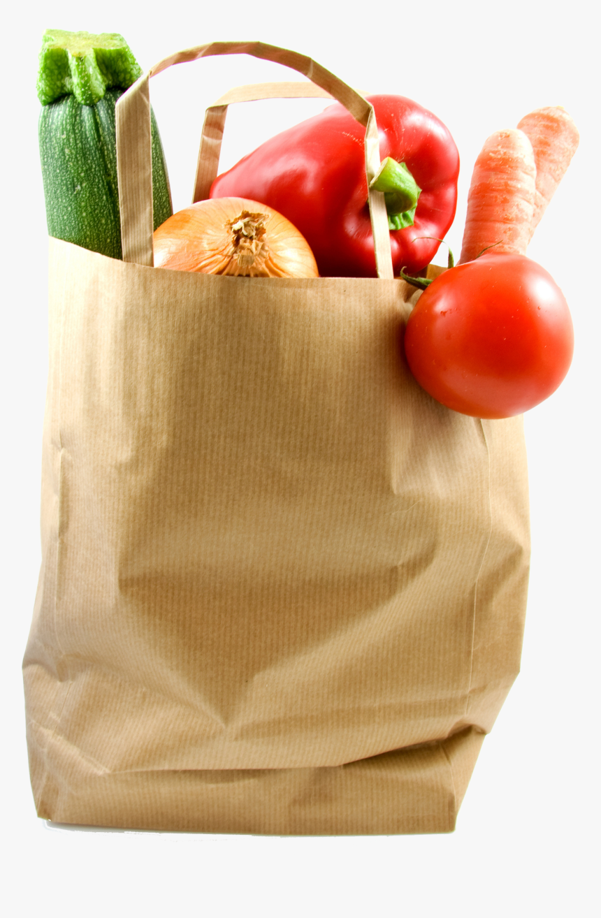 Food Bag Png Stock Photo - Shopping Bag Food Paper, Transparent Png