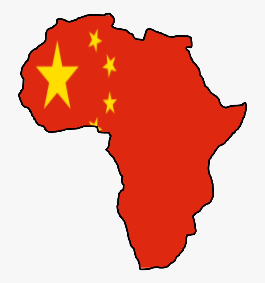 Nihao S It Going - Africa With Chinese Flag, HD Png Download