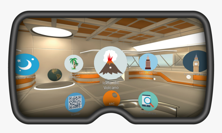 Student View From Within The Vr Headset - Vr Headset Education, HD Png Download