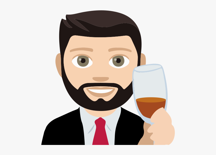 Blair Bowman Emoji - Man Light Skin Tone Beard Emoji, HD Png Download