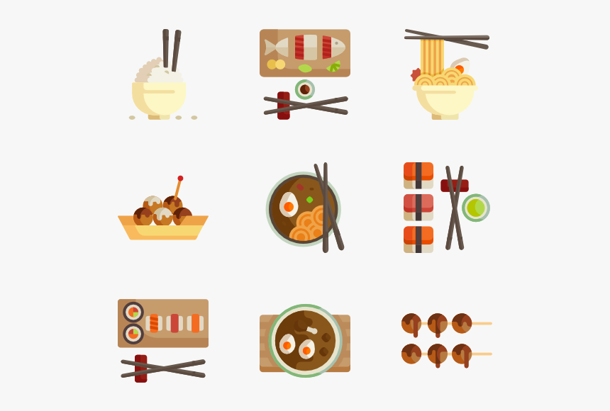 Asian Food, HD Png Download
