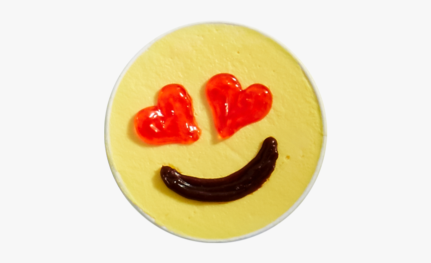 Emoji Ice Cream Cup - Heart, HD Png Download