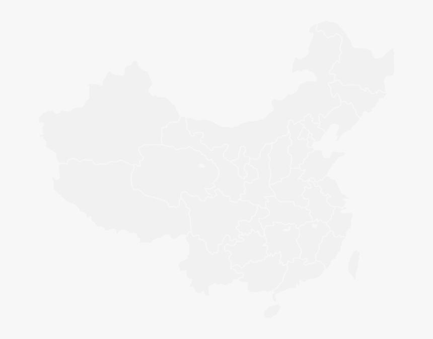 China Map Grey Png, Transparent Png