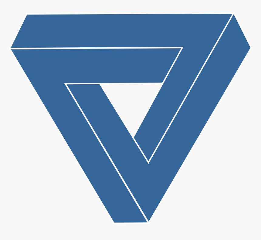 Blå Trekant Logo, HD Png Download