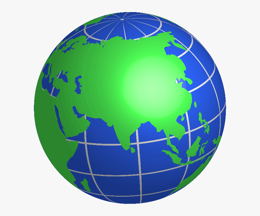 Globe With India Png, Transparent Png