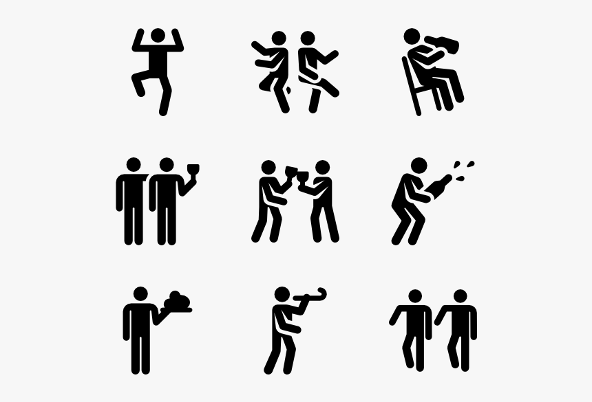 Party Human Pictograms - Иконки Для Сторис Png, Transparent Png