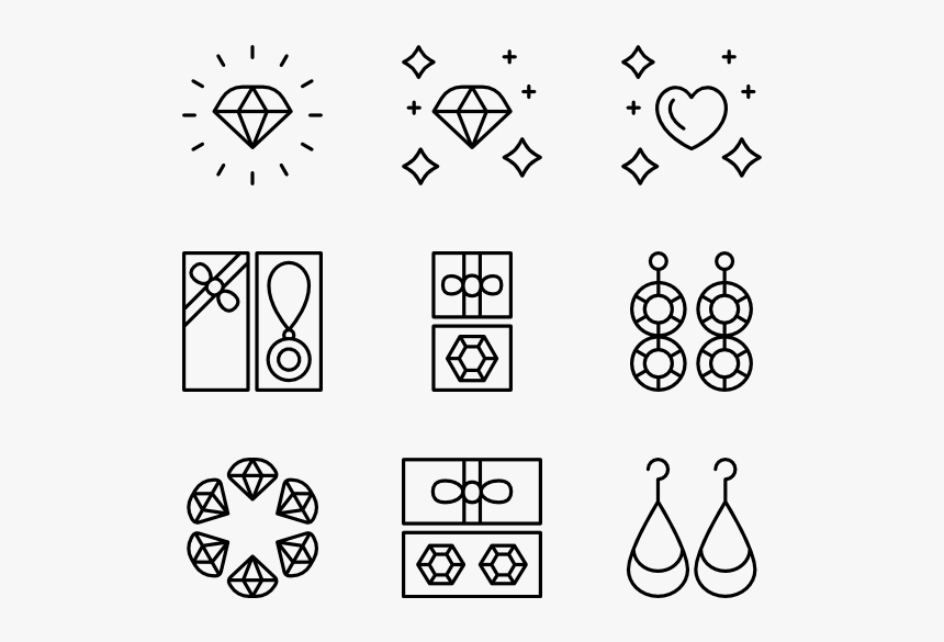 Clip Art Icons Free Jewellery - Interaction Icon Png, Transparent Png