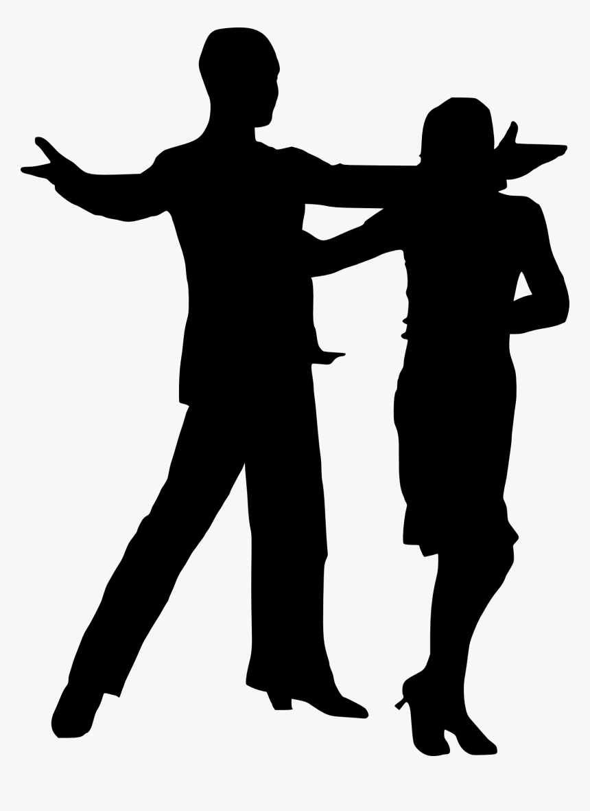 Dancing Couple Silhouette Png, Transparent Png