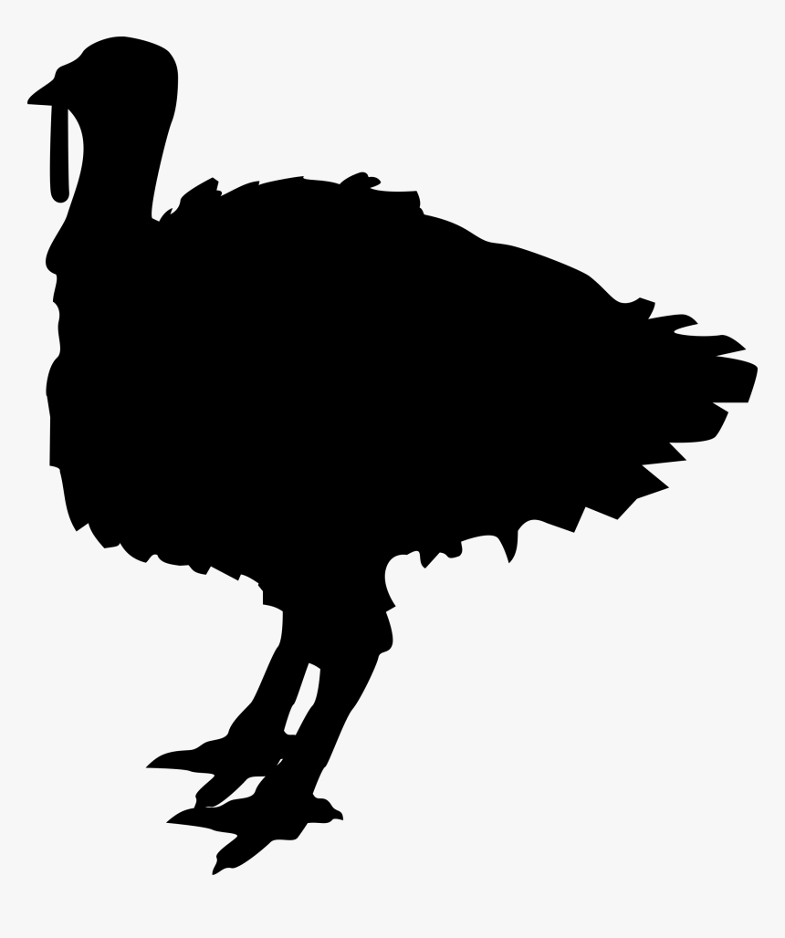 Turkey Shape Clip Arts - Black Turkey Cartoon, HD Png Download