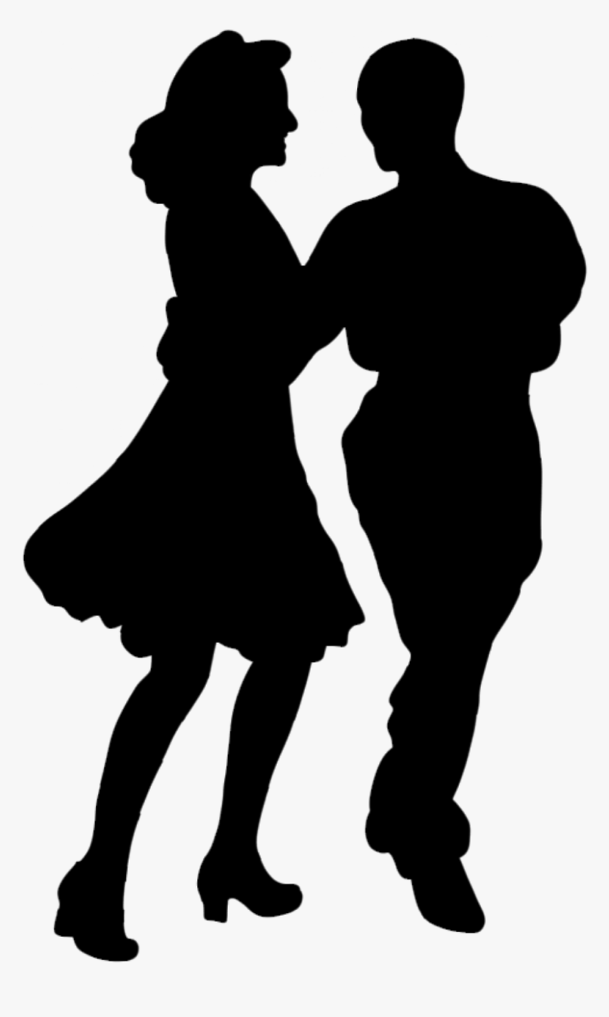 Download Free Illustration Of Dance Silhouette Couple - Couple Dance Silhouette, HD Png Download
