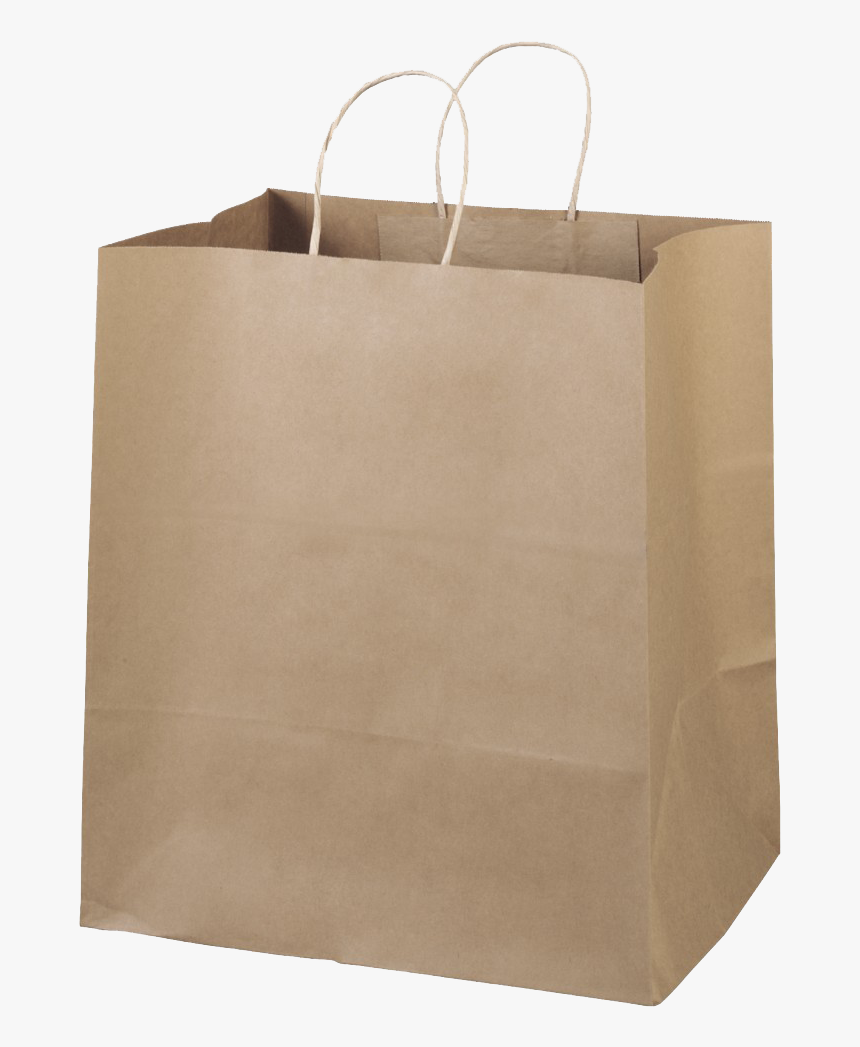 Kraft Paper Bag - Paper Shopping Bag Png, Transparent Png