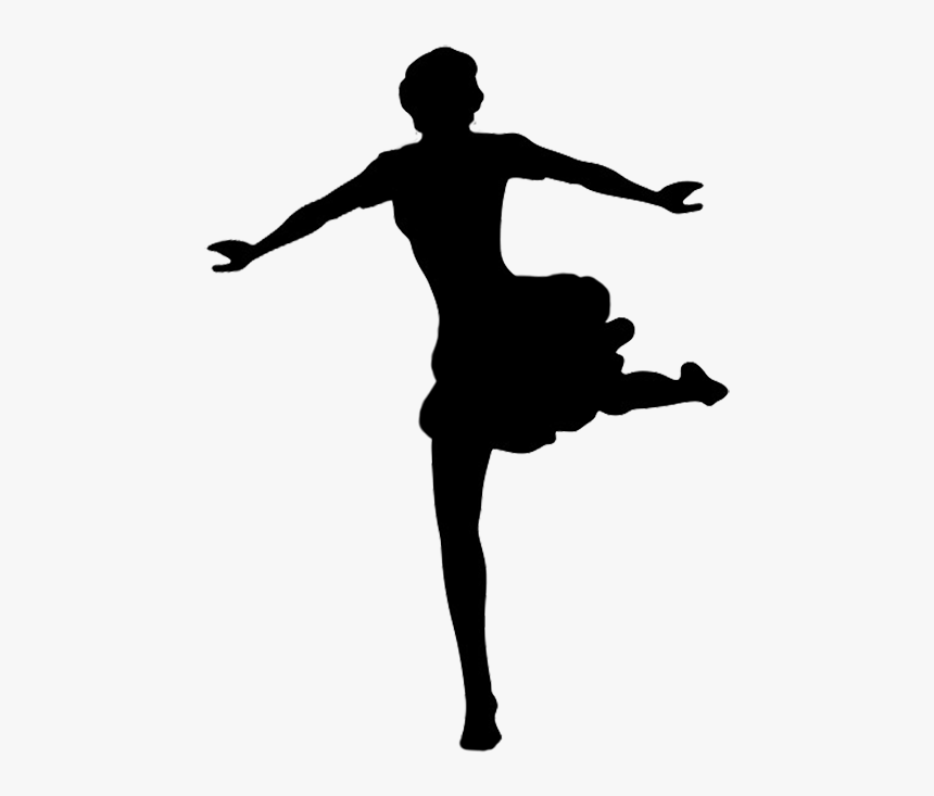 Dancer Silhouette - Transparent Background Dancer Silhouette Clipart, HD Png Download