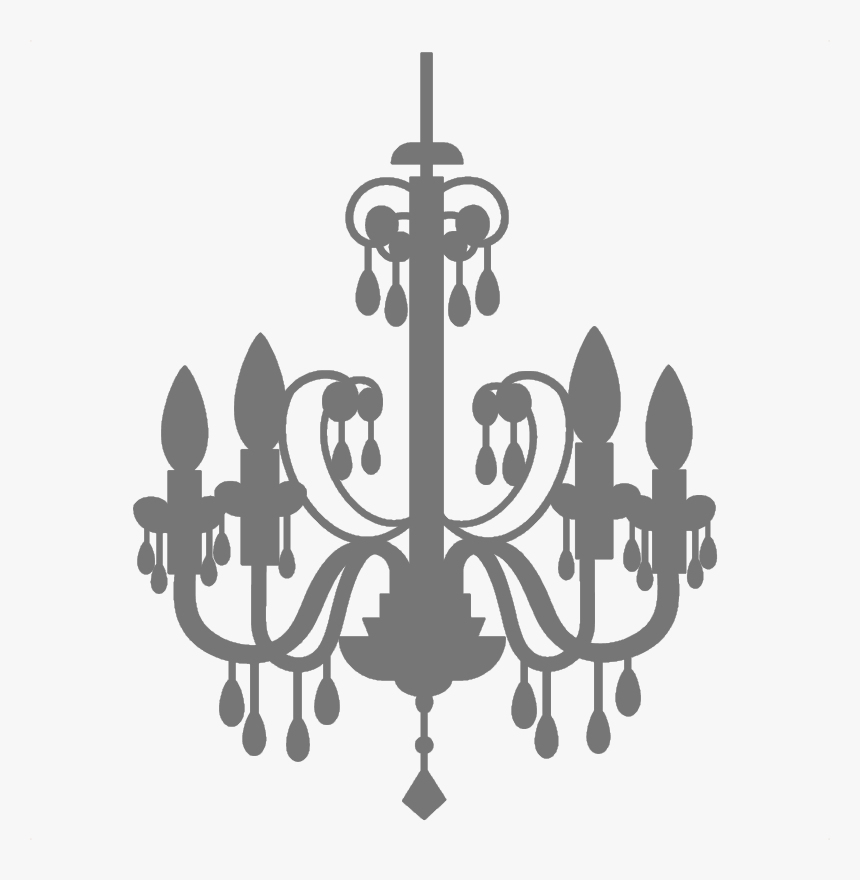 Transparent Candelabra Png - Chandelier For Logo Transparent Background, Png Download