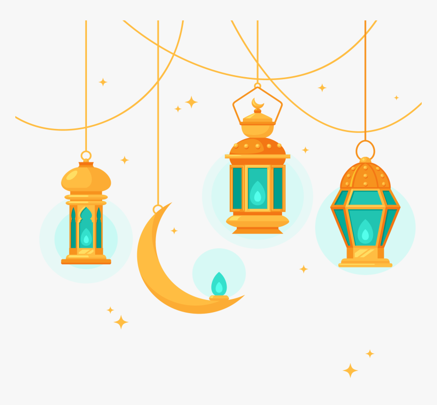 Chandelier Vector Png Free Picture Freeuse Library - Islamic Lantern Vector Png, Transparent Png