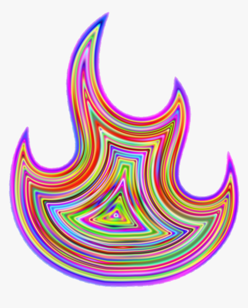 Fire Purple Line Transparent Image Clipart Free Png - Illustration, Png Download
