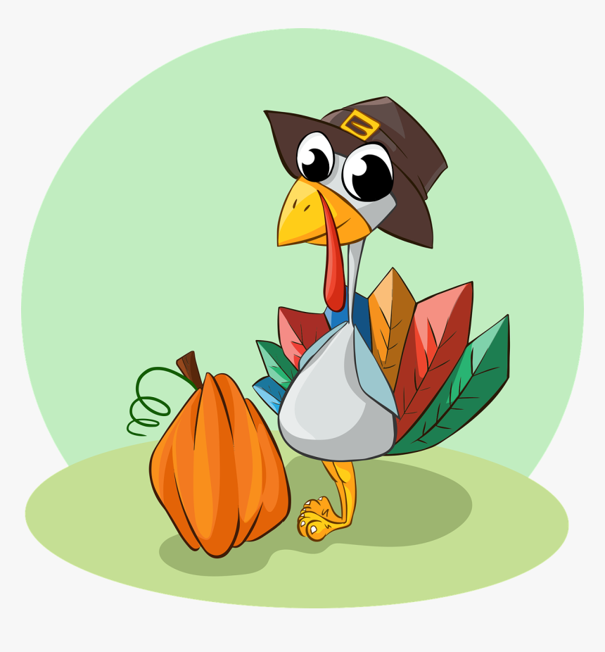 Turkey Pumpkin Hat Free Picture - Dia De Accion De Gracias En Ingles, HD Png Download