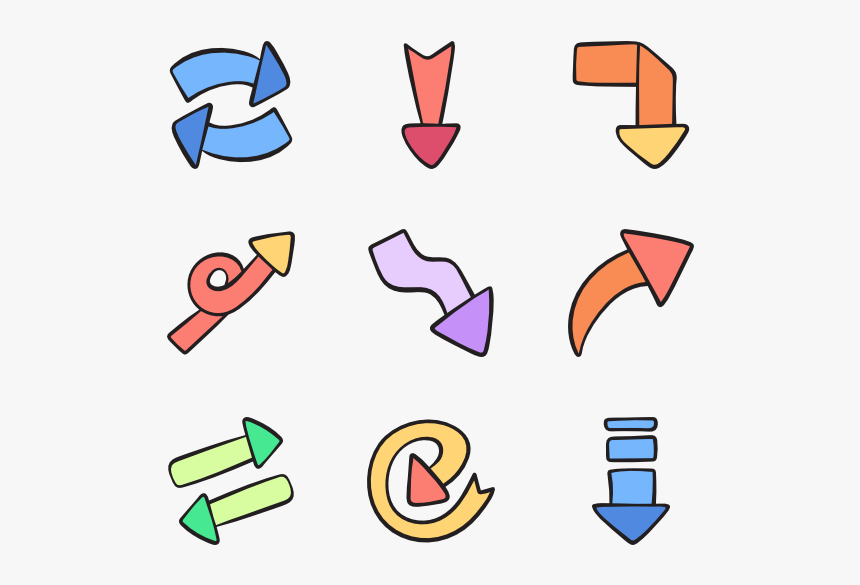 Arrows - Brain Process Icon Png, Transparent Png