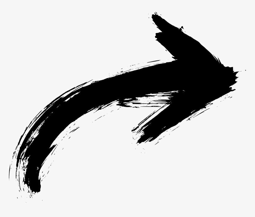 Portable Network Graphics Clip Art Vector Graphics - Curved Arrow Brush Png, Transparent Png