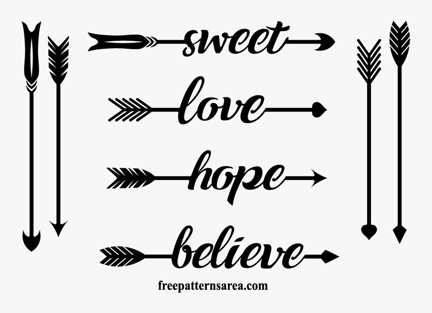 Arrow Silhouette, HD Png Download