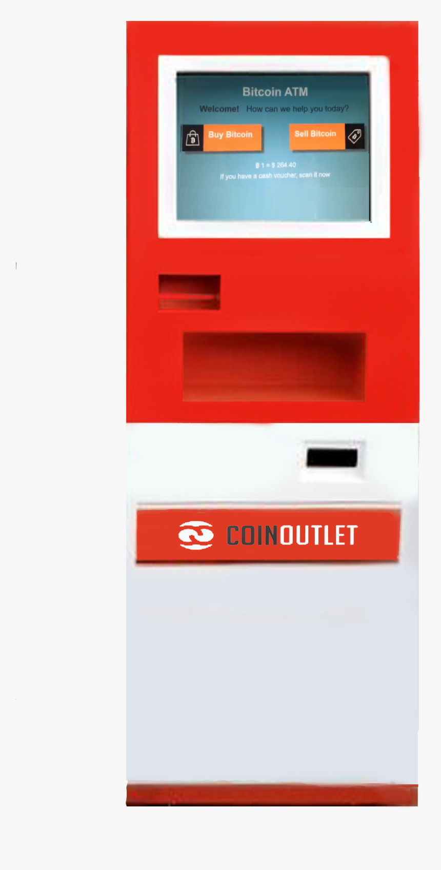 Bitcoin Atm Manufacturer Coinoutlet - Automated Teller Machine, HD Png Download