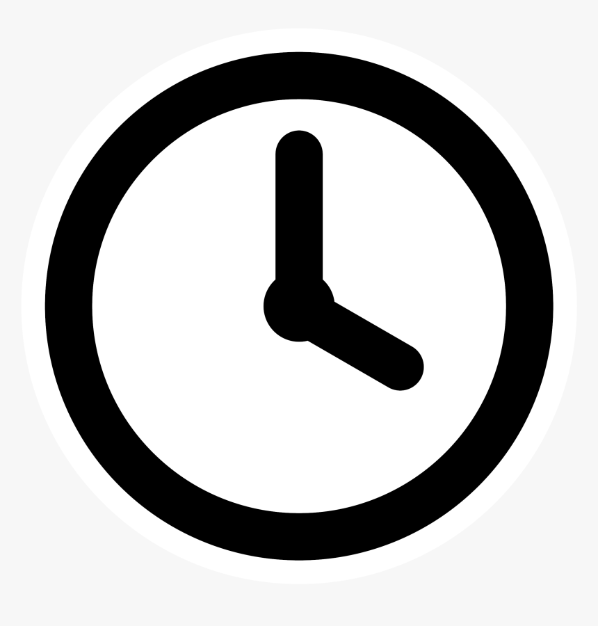Clipart Mono Tool Timer - 2 Number In Circle, HD Png Download