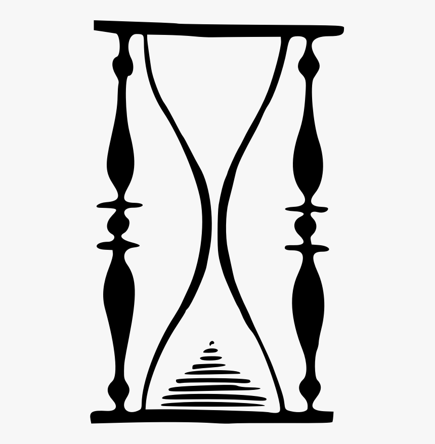 Hourglass Silhouette, HD Png Download