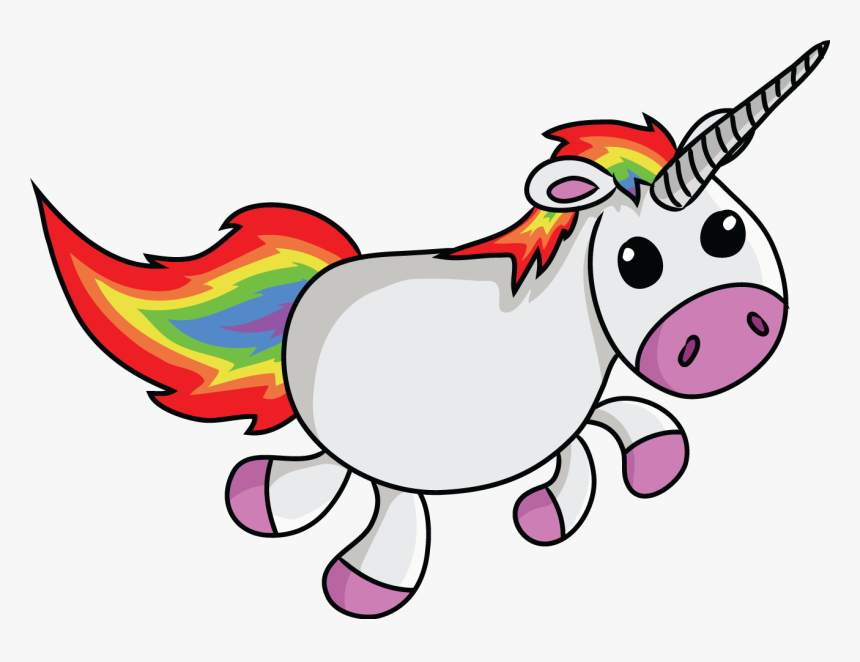 Cartoon Unicorn No Background, HD Png Download