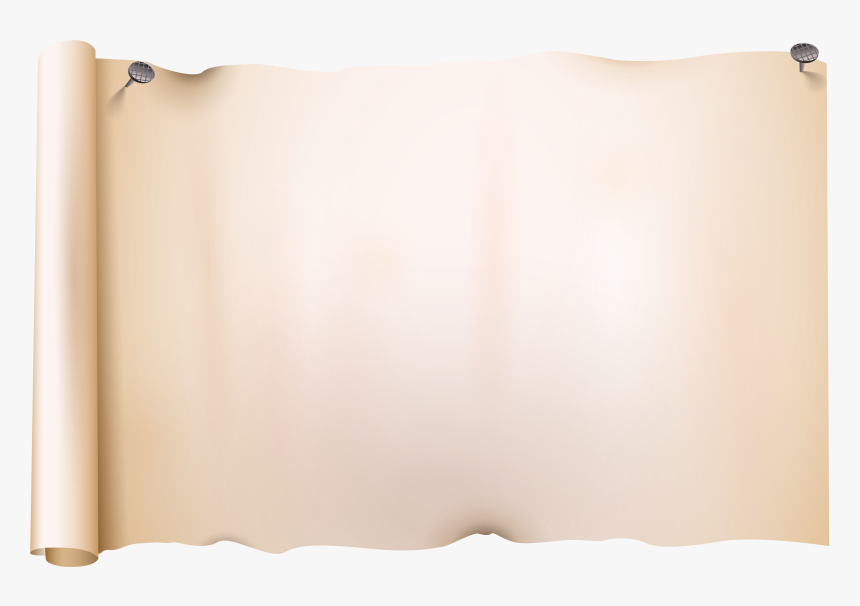 Old Scroll Paper Png Clipart Image - Wood, Transparent Png