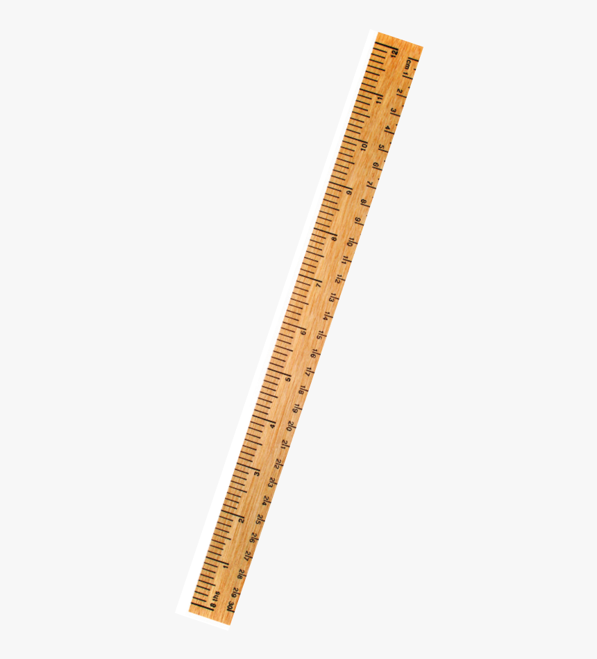 Wooden Ruler Education Supplies Ruler Wooden Ruler - Portable Network Graphics, HD Png Download