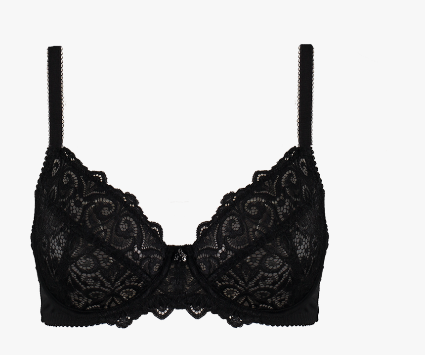 Coconut Bra Png - Black Lace Bra Png, Transparent Png