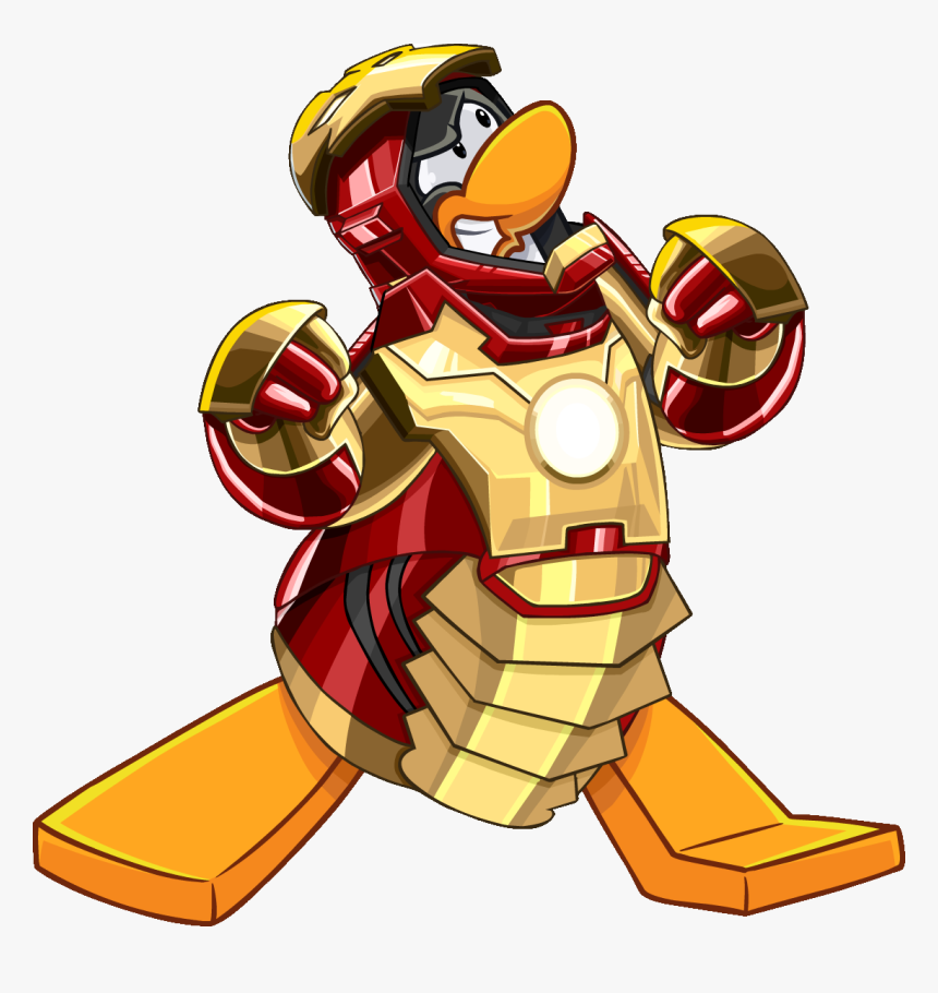 Iron Man Clipart Disney Xd - Club Penguin Los Vengadores, HD Png Download