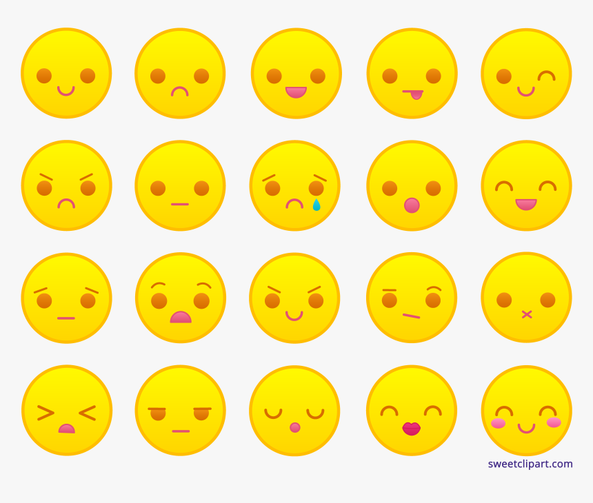 Emoticons Clipart - Smiley, HD Png Download