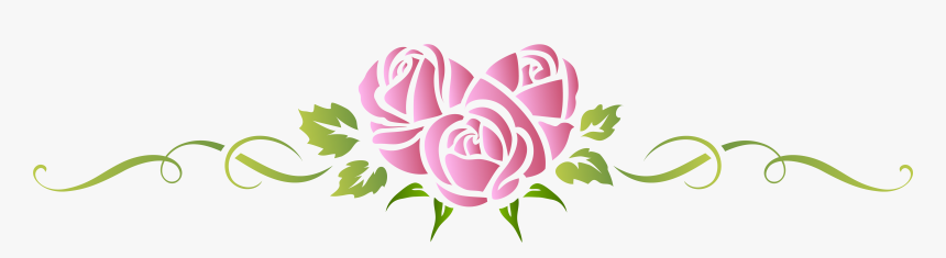 Heart Rose Pink Png, Transparent Png