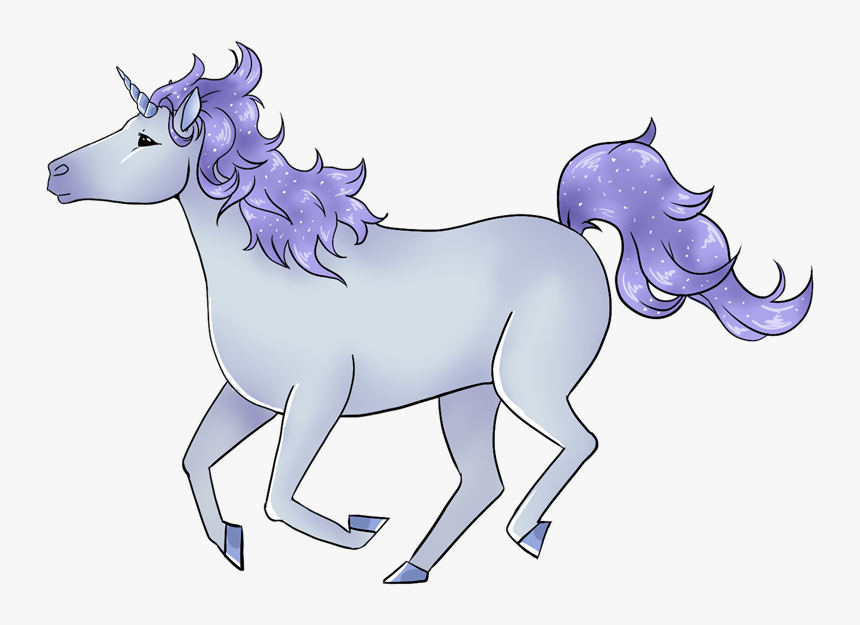 Free Violet Unicorn Clip Art - Unicorn Free Art, HD Png Download