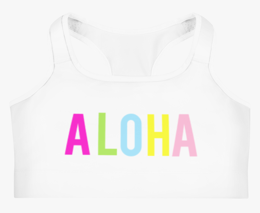 Sports Bra - Aloha - Coconut Cheeks - Sports , Png - Active Tank, Transparent Png