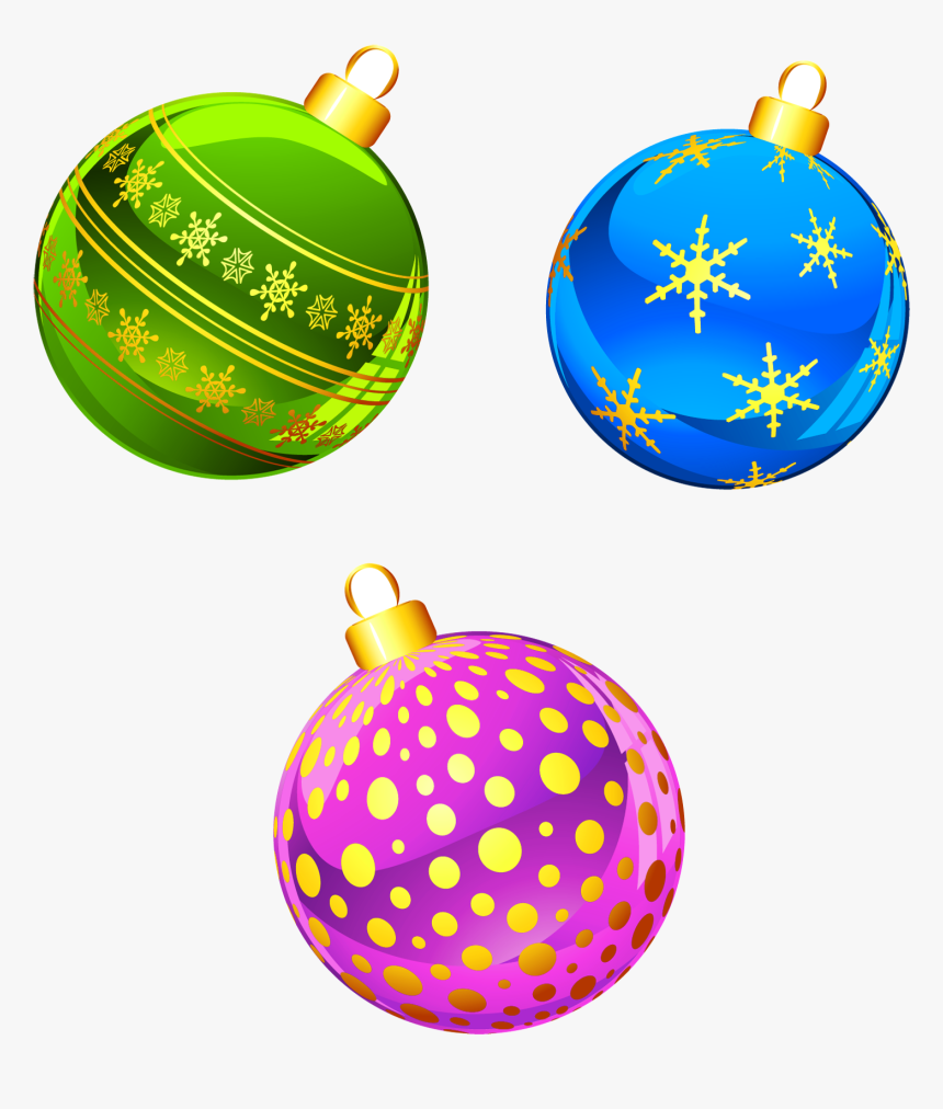 Christmas Ornament Transparent Ornaments Clipart Gallery - Transparent Background Christmas Ornaments Clipart, HD Png Download