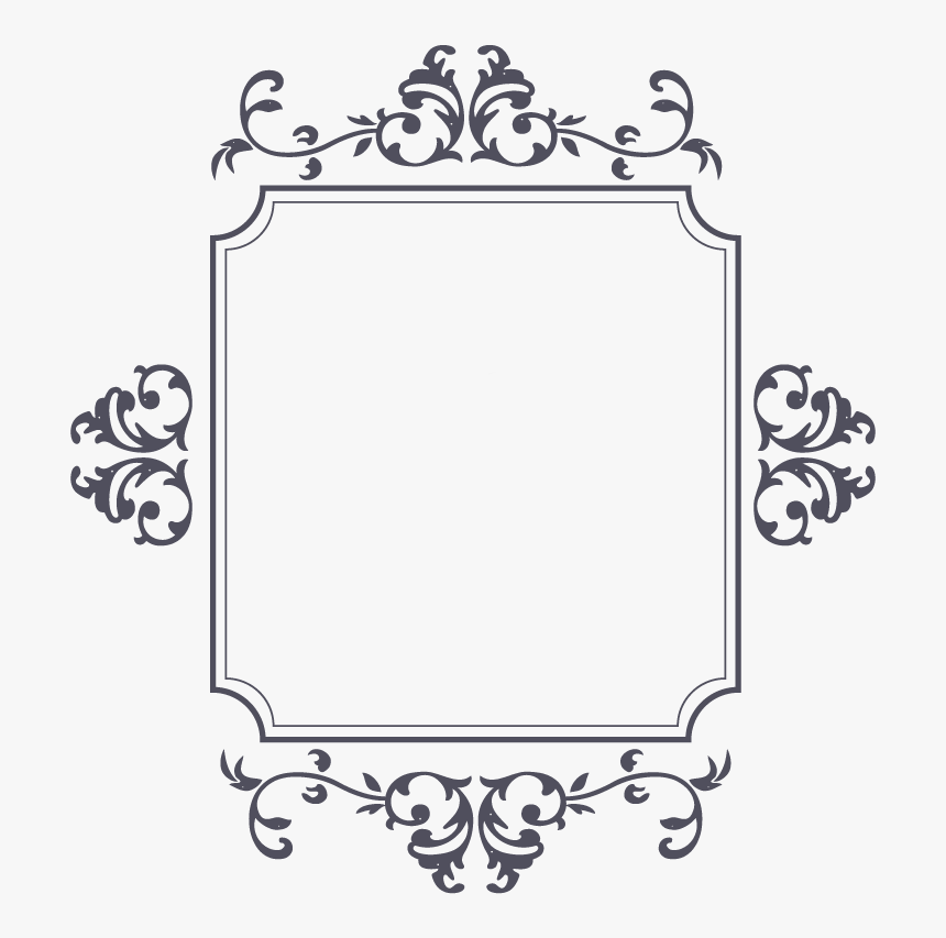 Clip Art Ornament Border - Border Vintage Png Ornament, Transparent Png