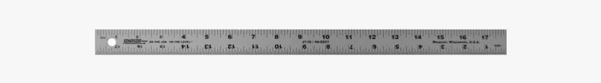 Aluminum Straight Edge Image - Office Ruler, HD Png Download