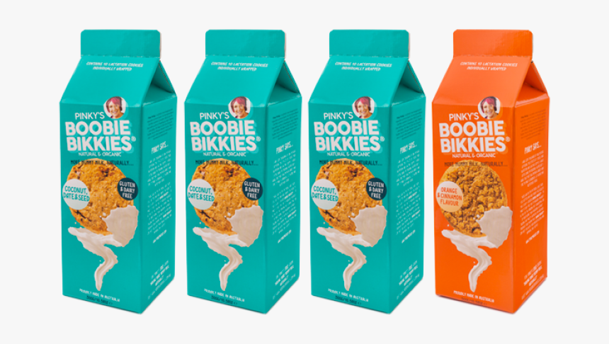 Coconut Orange Quad Pack - Boobie Bikkies, HD Png Download
