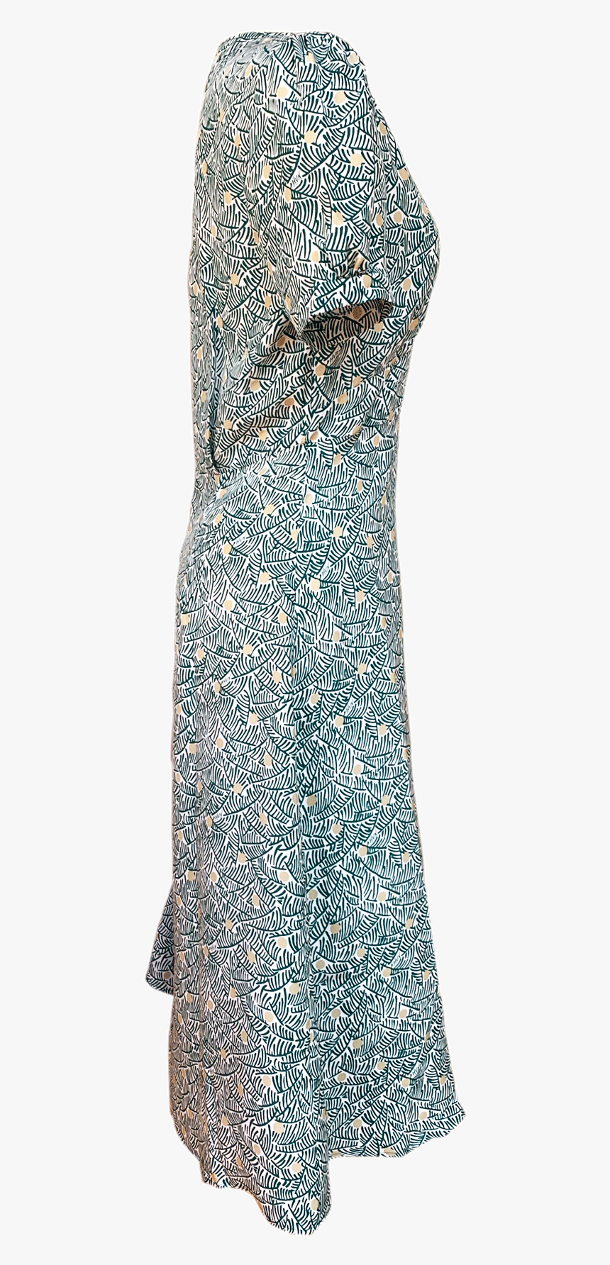 Hvn Paula Deep V Neck Dress - Day Dress, HD Png Download