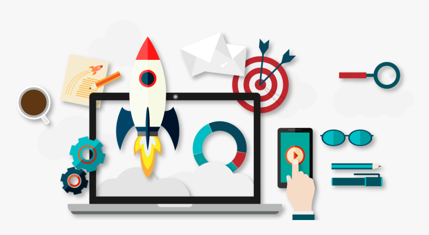 Digital Marketing Vector Png, Transparent Png