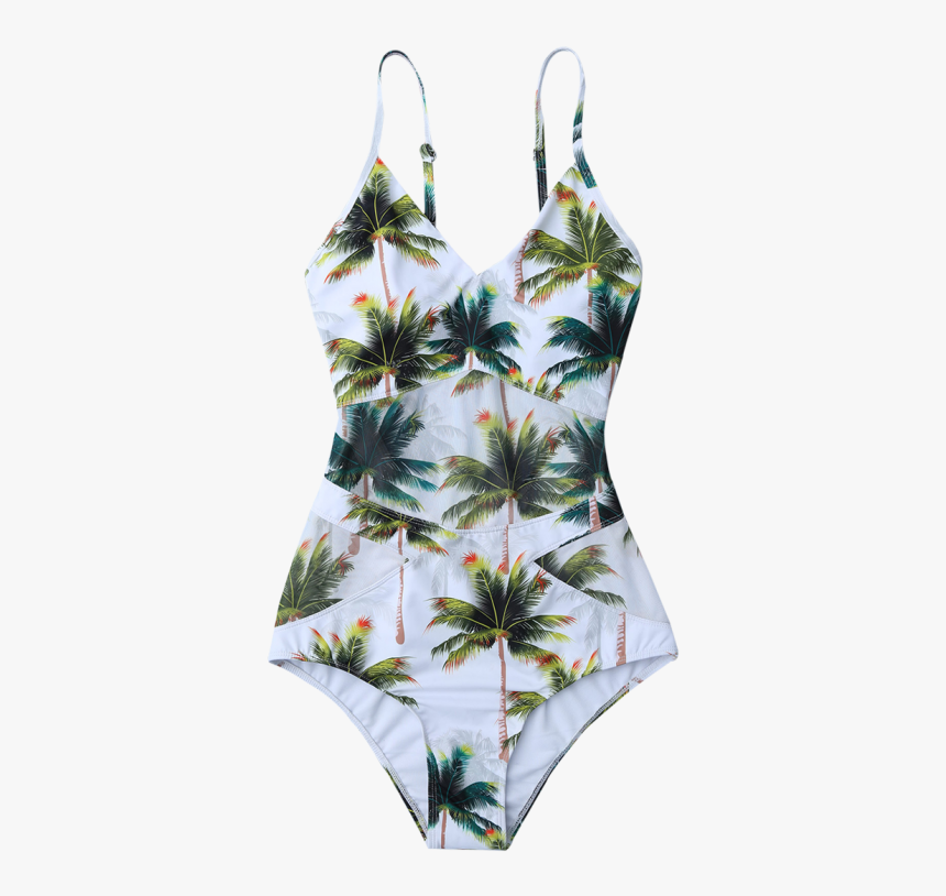 Palm Tree Swimming Costume, HD Png Download