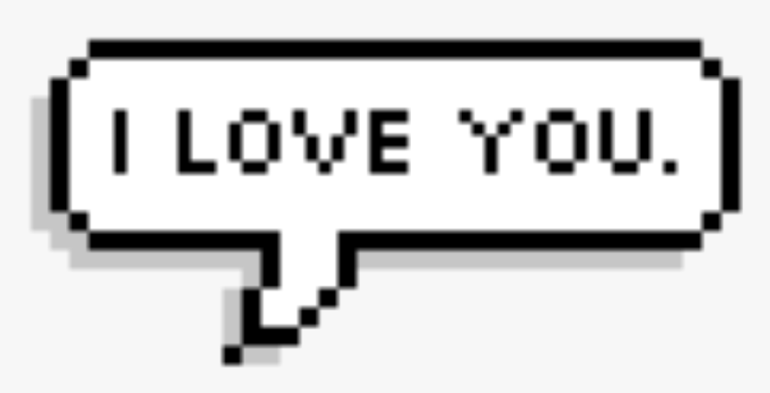 I Love You, Overlay, And Speech Bubbles Image - Aesthetic Speech Bubble Transparent, HD Png Download