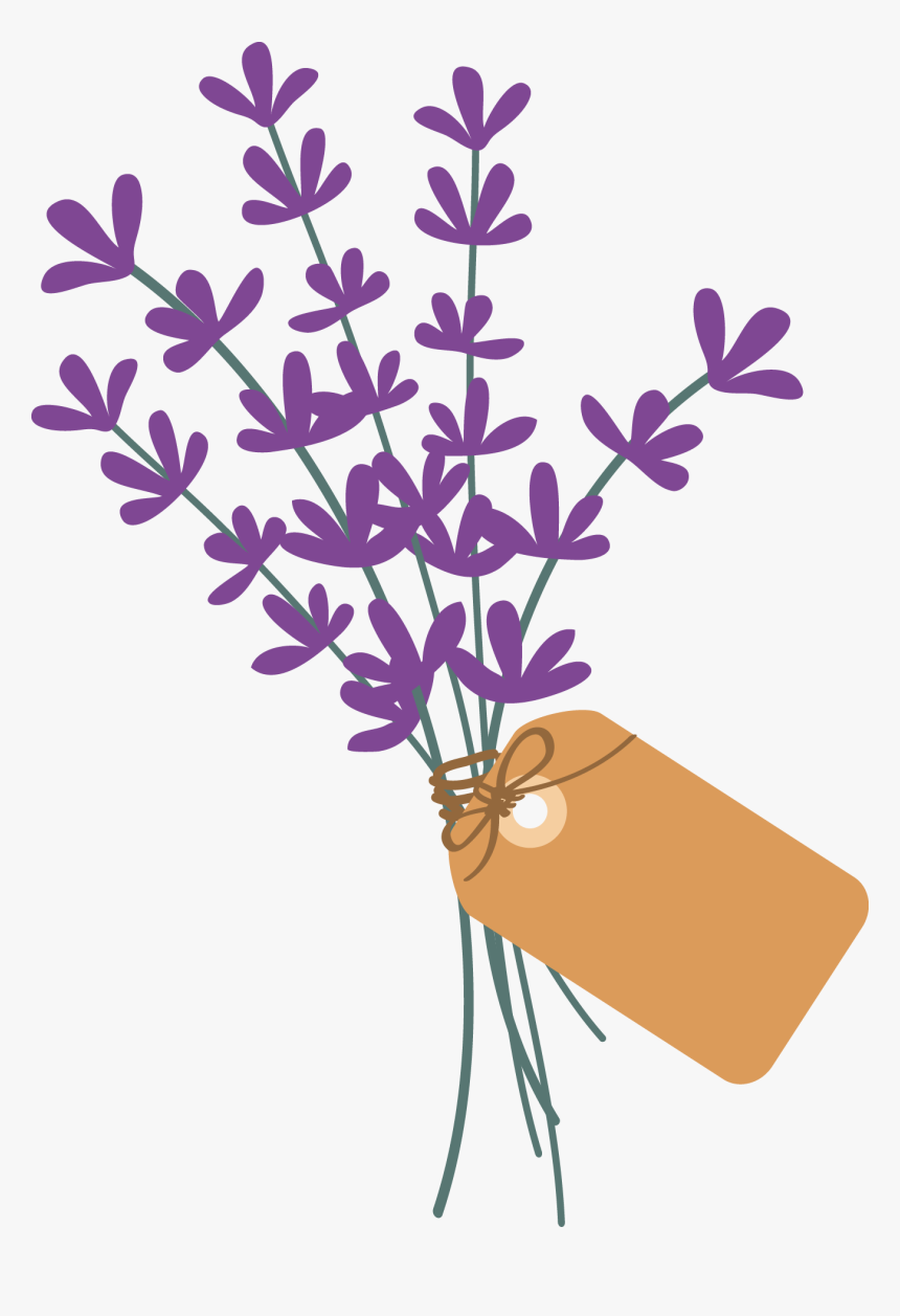 Lavender Bunch - Folklore Transparent Flower, HD Png Download